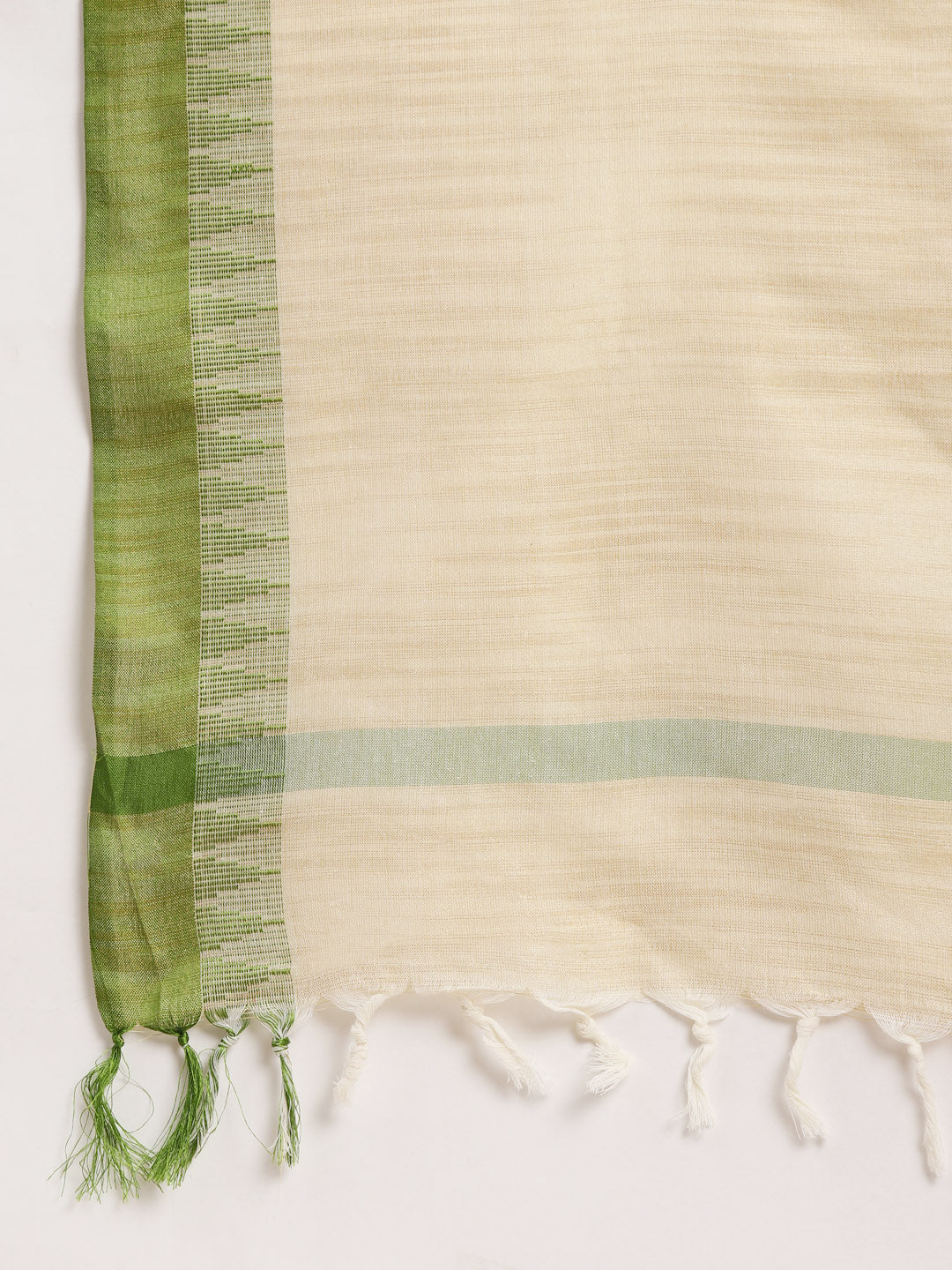 Jompers Women's Yoke Design Cotton Silk Kurta with Trousers & Dupatta - Green - Distacart