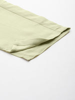 Thumbnail for Jompers Women's Embroidered Thread Work Kurta & Trousers With Dupatta - Lime - Distacart