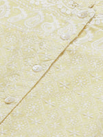 Thumbnail for Jompers Women's Yellow & White Chikankari Embroidered Kurta with Palazzos - Distacart