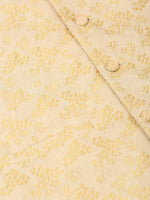 Thumbnail for Jompers Men's Golden Floral Design Nehru Jacket - Distacart