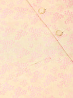 Thumbnail for Jompers Men's Pink Floral Design Nehru Jacket - Distacart