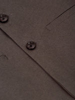 Thumbnail for Jompers Men's Charcoal Grey Solid Woven Sleeveless Nehru Jackets - Distacart