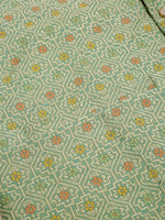 Thumbnail for Jompers Men's Green Embroidered Nehru Jacket - Distacart
