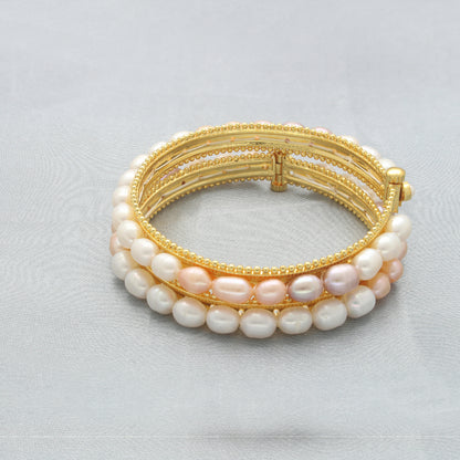J Pearls Classic Pearl Bangles - Distacart