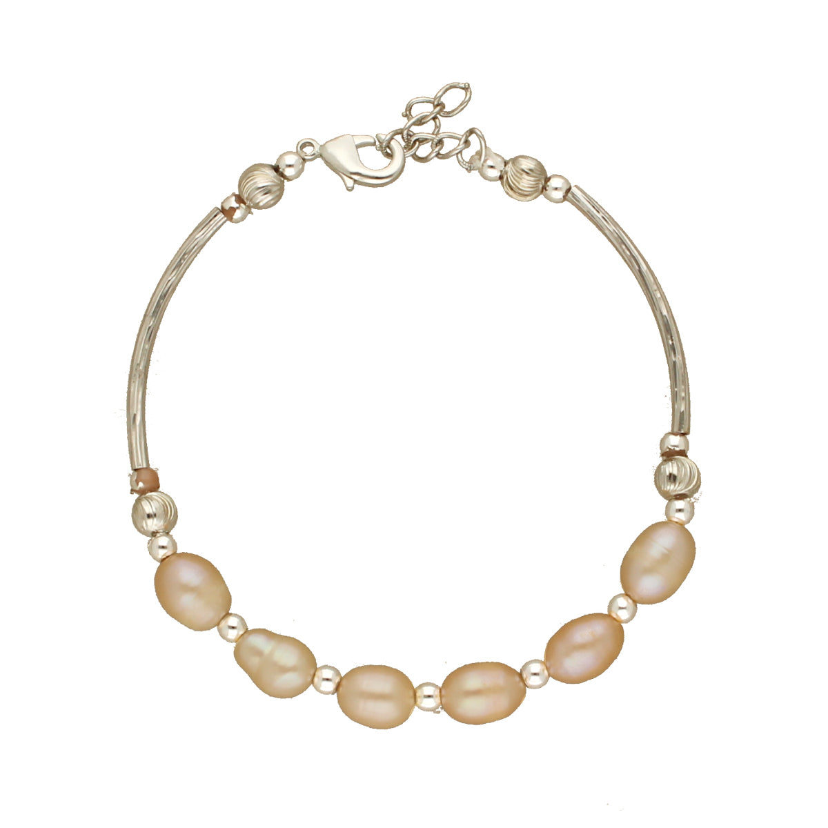 J Pearls Zivah 1 Line Pearl Bracelet - Distacart