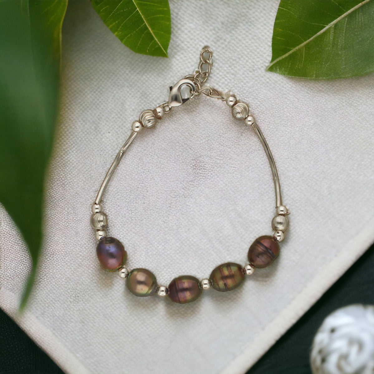 J Pearls Zara 1 Line Pearl Bracelet - Distacart
