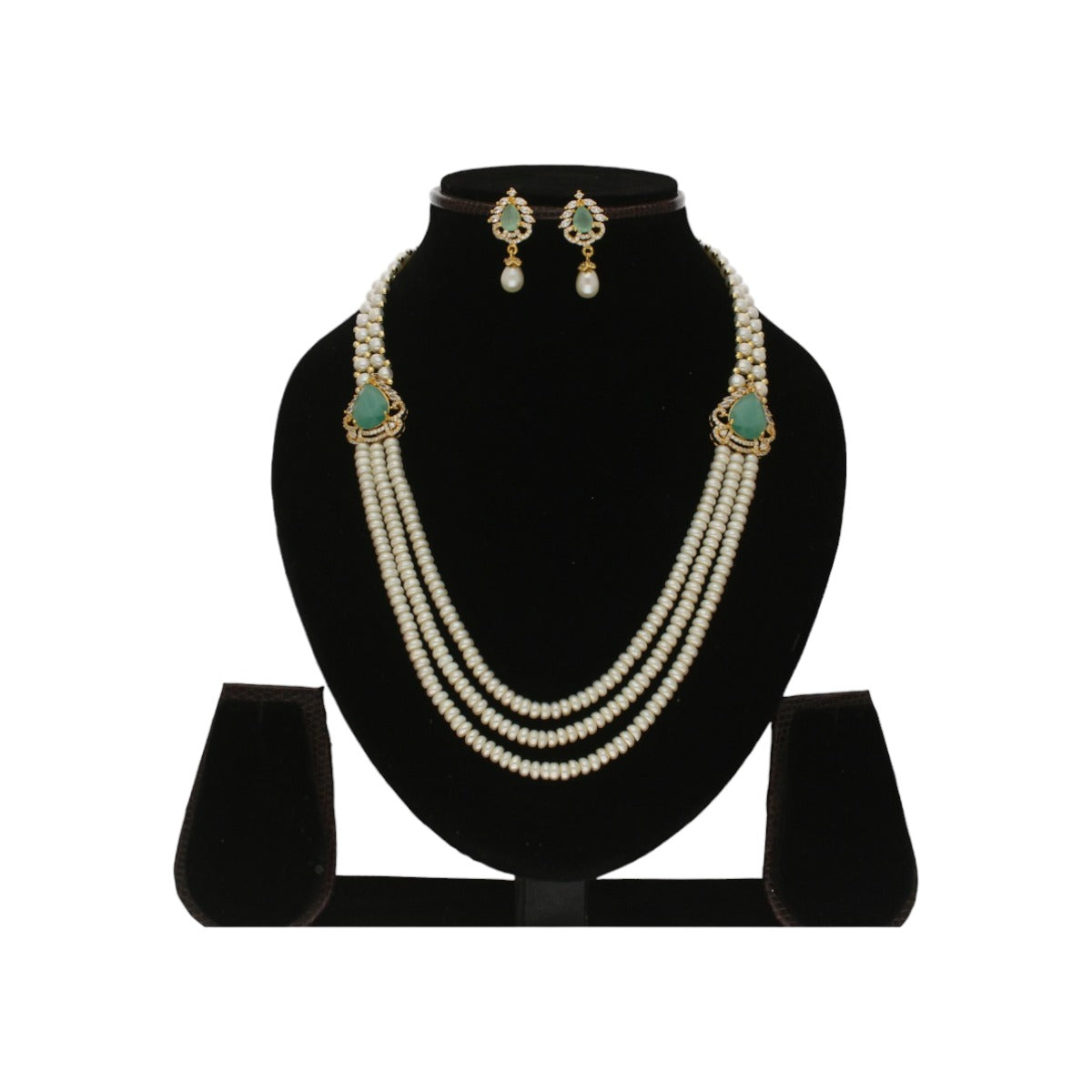 J Pearls Cherry 3 Lines Pearl Necklace - Distacart