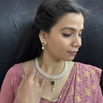 Thumbnail for J Pearls Hiya 2 Lines Pearl Necklace - Distacart