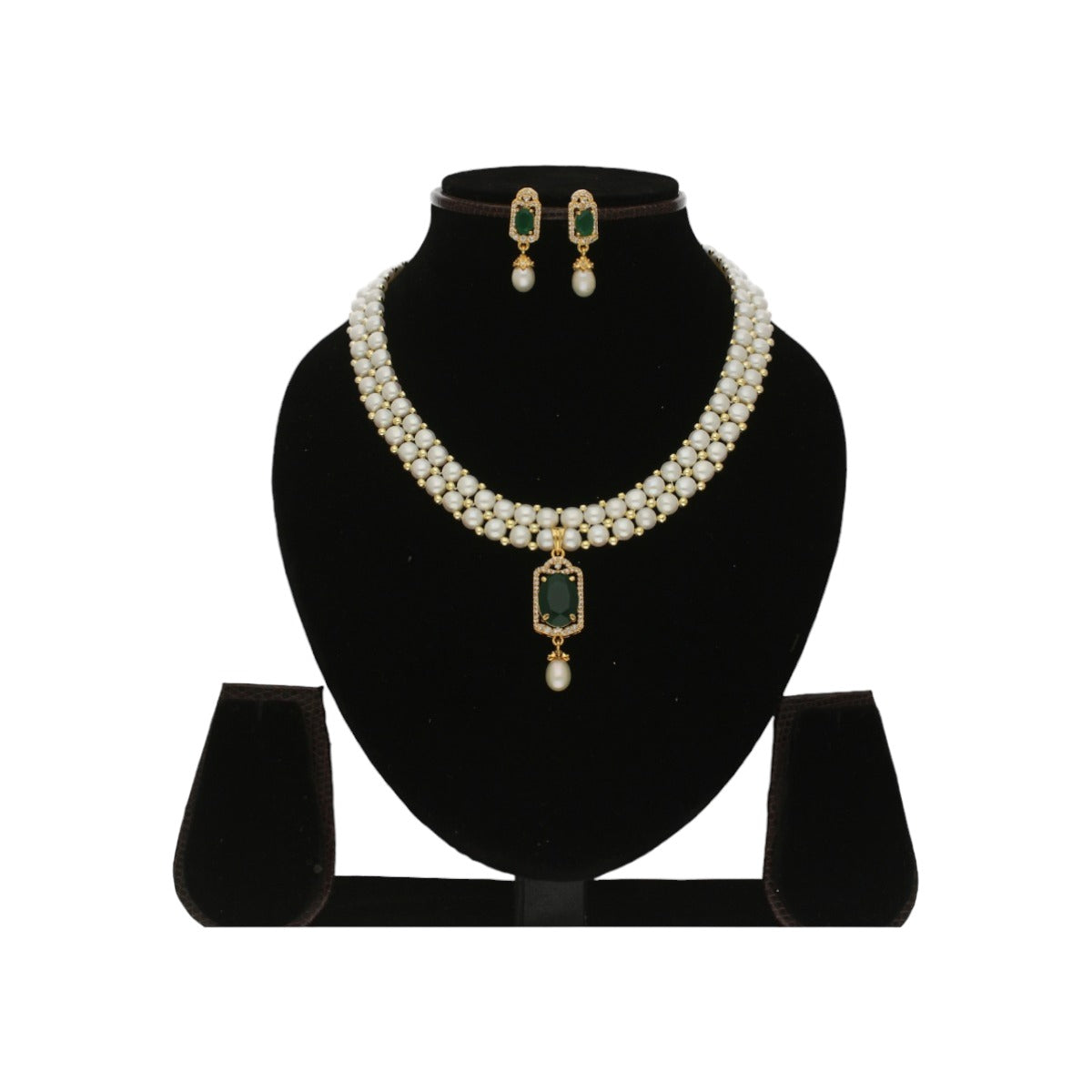 J Pearls Hiya 2 Lines Pearl Necklace - Distacart