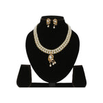 Thumbnail for J Pearls Ehani 2 Lines Pearl Necklace - Distacart