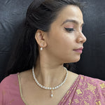 Thumbnail for J Pearls Jabi 1 Line Pearl Necklace - Distacart