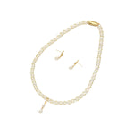 Thumbnail for J Pearls Jabi 1 Line Pearl Necklace - Distacart