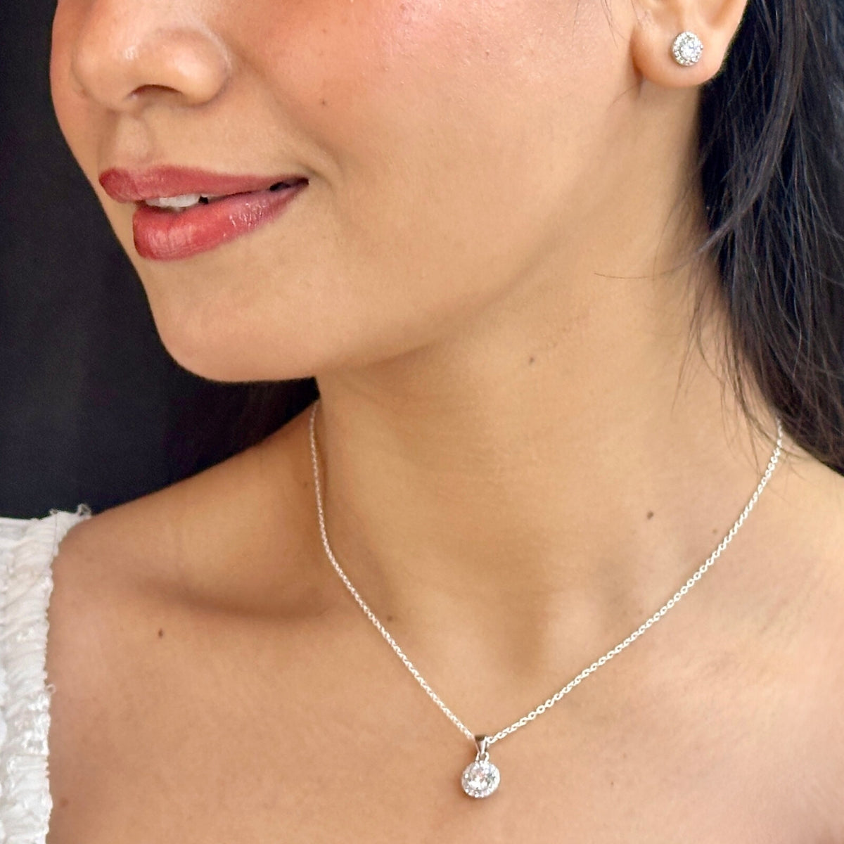 J Pearls Sophisticated 925 Silver Pendant Set - Distacart