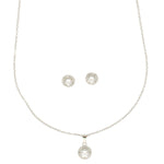Thumbnail for J Pearls Sophisticated 925 Silver Pendant Set - Distacart