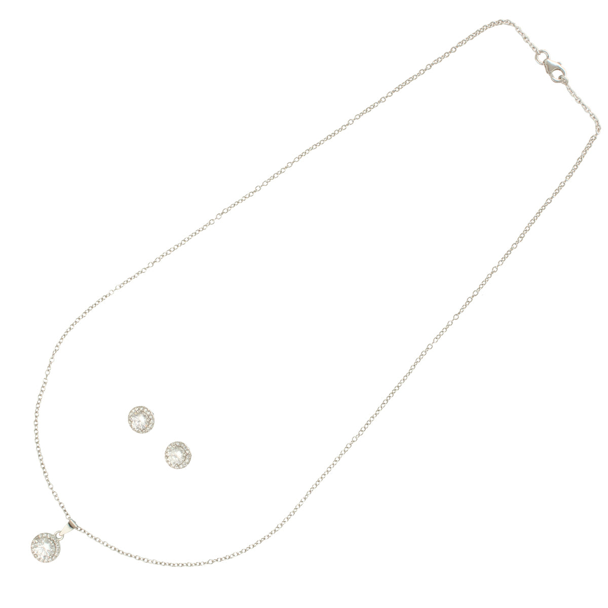 J Pearls Sophisticated 925 Silver Pendant Set - Distacart