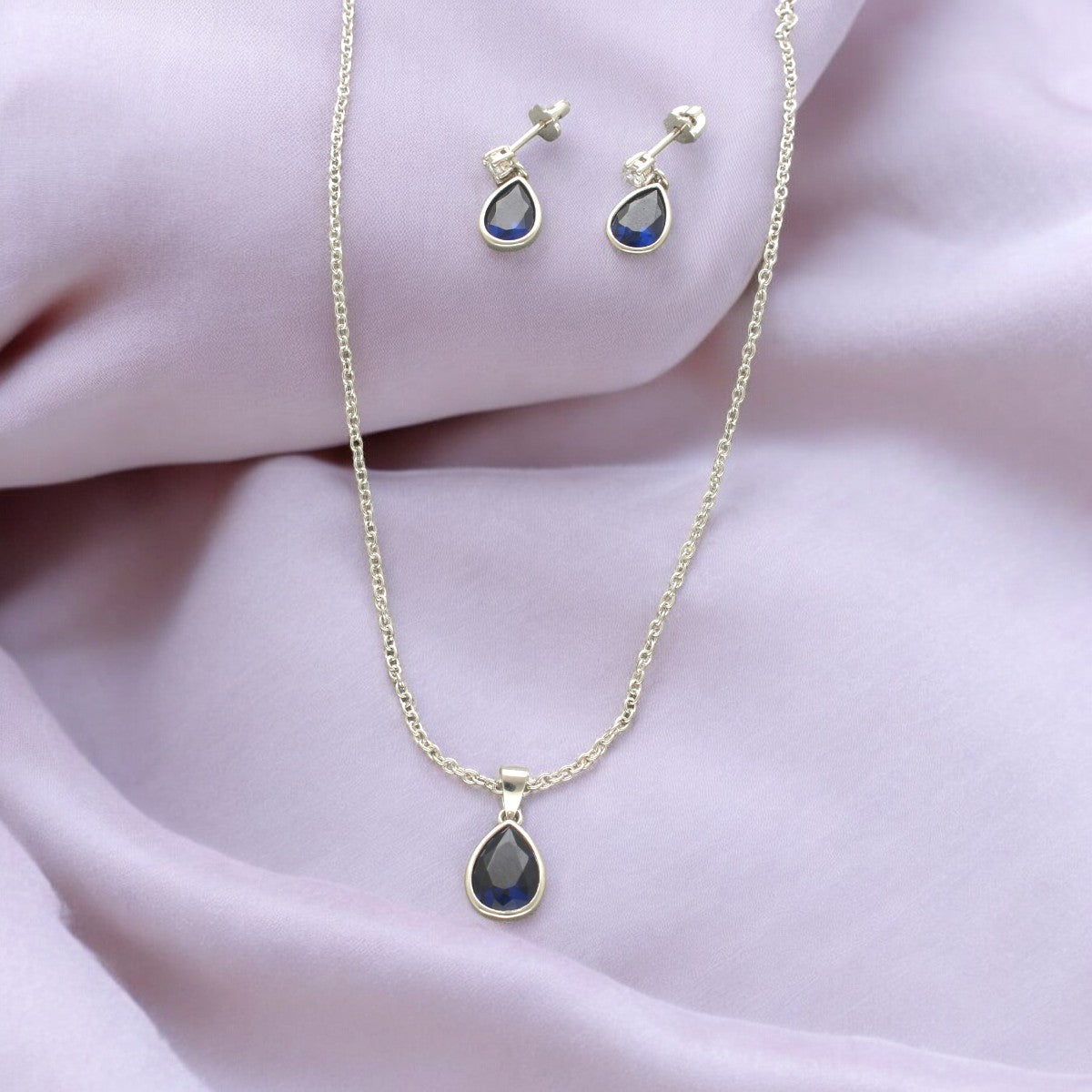 J Pearls Intricate 925 Silver Designer Pendant Set - Distacart