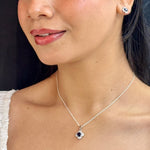 Thumbnail for J Pearls Minimalist 925 Silver Pendant Set - Distacart