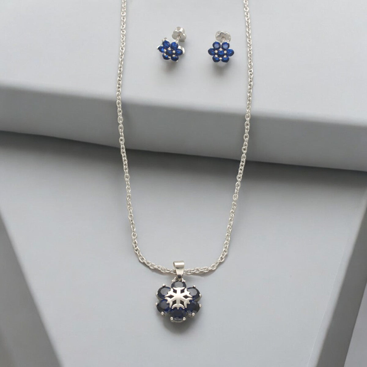 J Pearls Trendy 925 Silver Pendant Set - Distacart