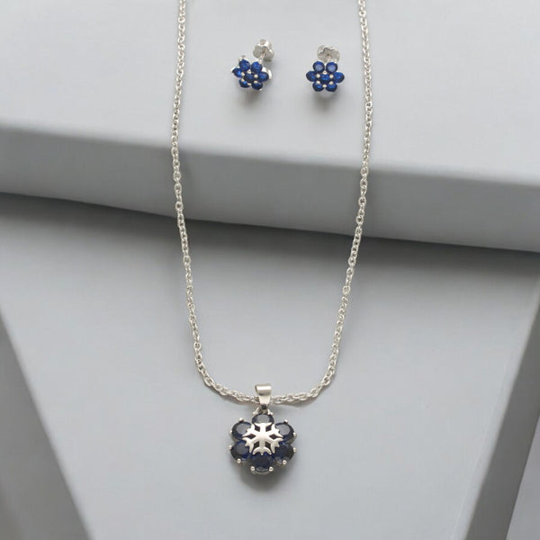 J Pearls Trendy 925 Silver Pendant Set - Distacart