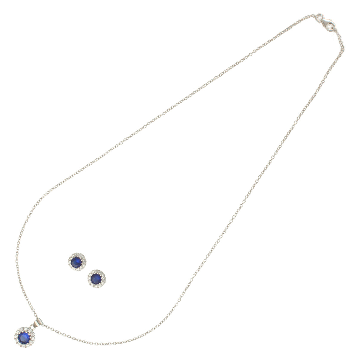 J Pearls Classic 925 Silver Pendant Set - Distacart