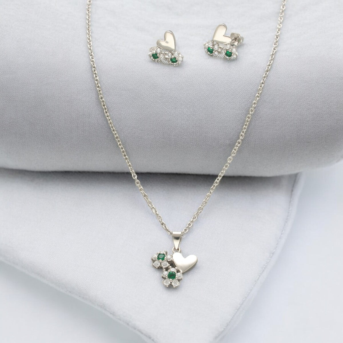 J Pearls Designer 925 Silver Pendant Set Jewelry - Distacart