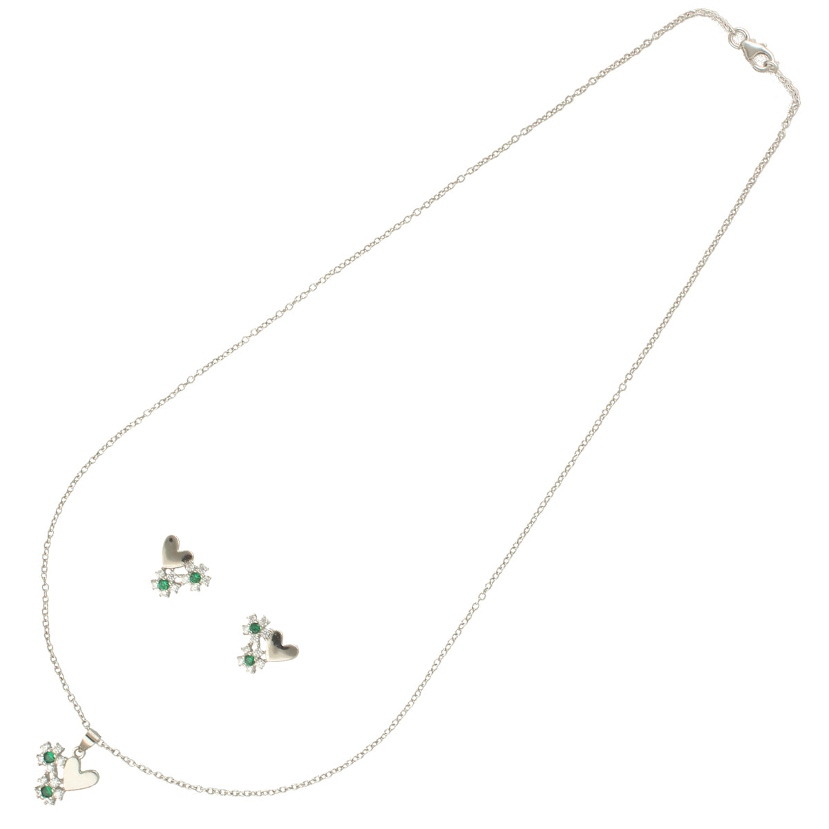 J Pearls Designer 925 Silver Pendant Set Jewelry - Distacart