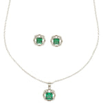 Thumbnail for J Pearls Luxury 925 Sterling Silver Pendant Set - Distacart
