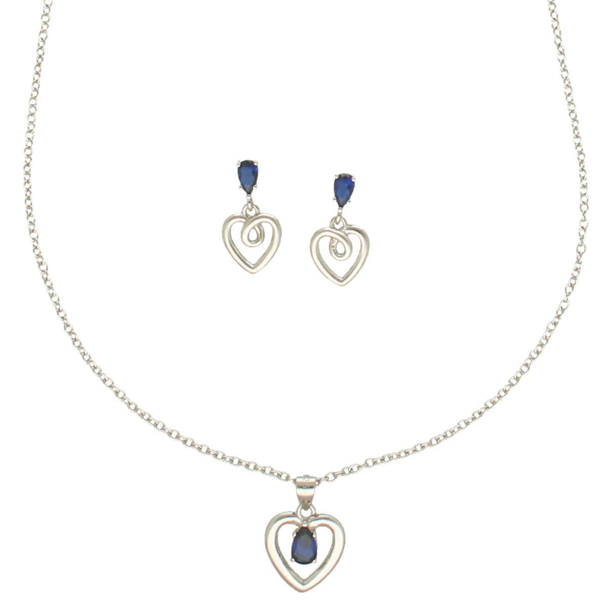 J Pearls Unique 925 Sterling Silver Pendant Set - Distacart