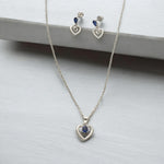 Thumbnail for J Pearls Unique 925 Sterling Silver Pendant Set - Distacart