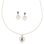 Thumbnail for J Pearls Unique 925 Sterling Silver Pendant Set - Distacart