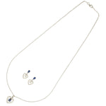 Thumbnail for J Pearls Unique 925 Sterling Silver Pendant Set - Distacart