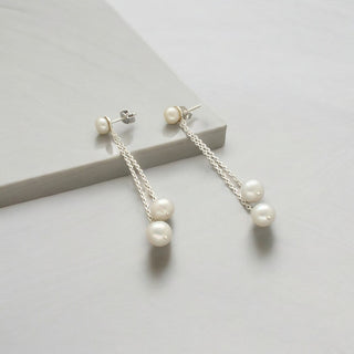 J Pearls Trendy 925 Silver Earrings - Distacart