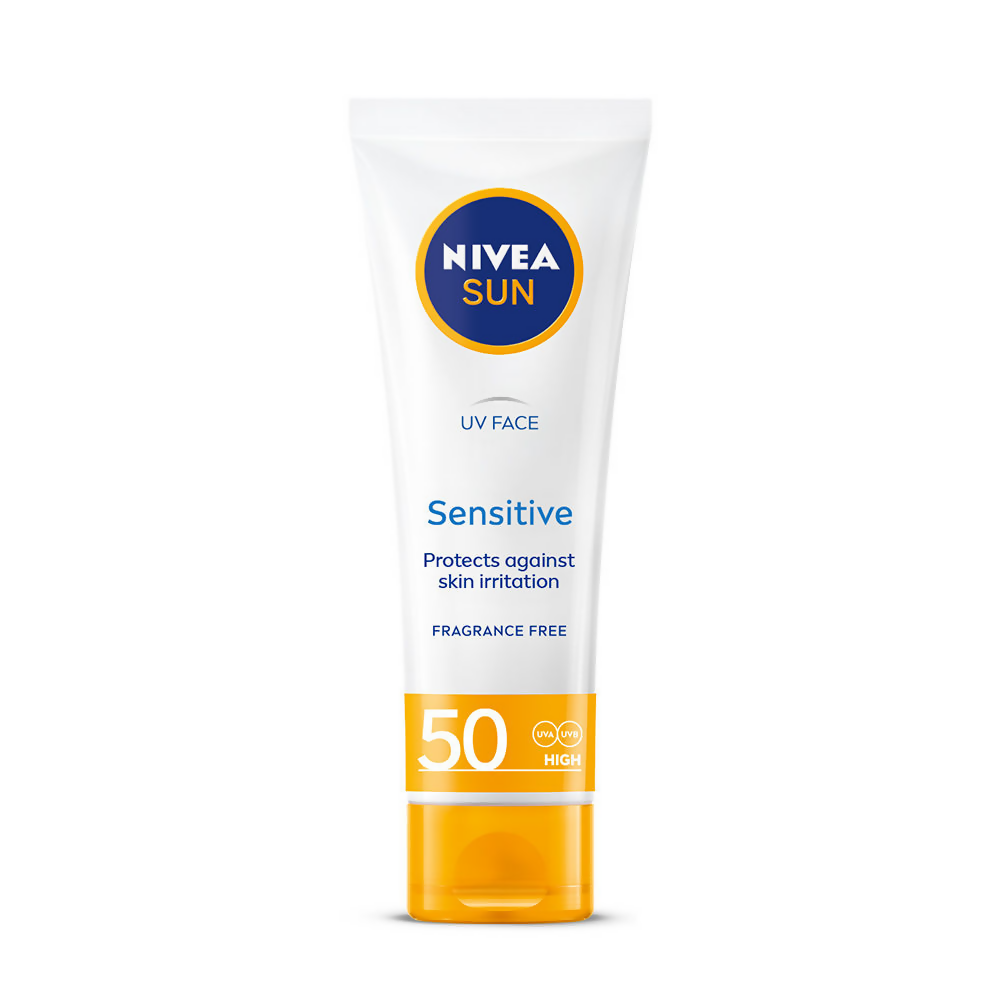 Nivea Sun Sensitive Skin Spf 50 Sunscreen - Distacart