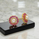 Thumbnail for J Pearls Rhea Pearl Earrings Pack 5 - Distacart