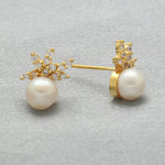 Thumbnail for J Pearls Zuri Pearl Earrings Pack 4 - Distacart