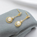 Thumbnail for J Pearls Vyom Pearl Earrings Pack 2 - Distacart
