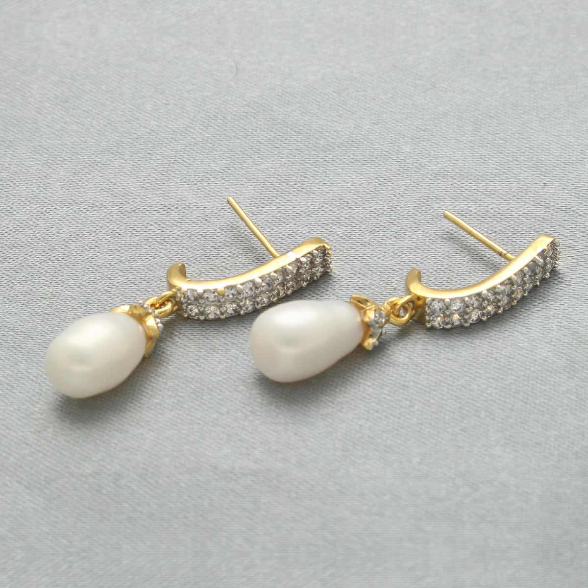 J Pearls Vyom Pearl Earrings Pack 2 - Distacart