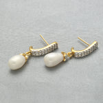 Thumbnail for J Pearls Vyom Pearl Earrings Pack 2 - Distacart