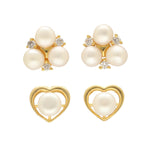 Thumbnail for J Pearls Larisa Pearl Earrings Pack 2 - Distacart
