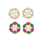 Thumbnail for J Pearls Gia Pearl Earrings Pack 2 - Distacart