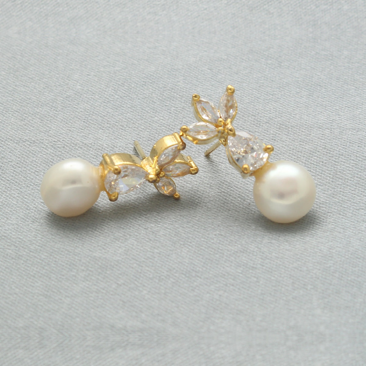 J Pearls Hansin Pearl Earrings Pack 3 - Distacart