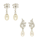 Thumbnail for J Pearls Hansa Pearl Earrings Pack 2 - Distacart