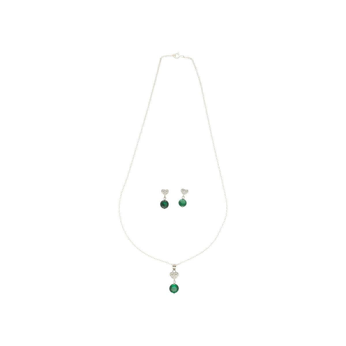 J Pearls Luvya 925 Silver Pendant Set - Distacart