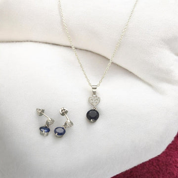 J Pearls Clara 925 Silver Pendant Set - Distacart