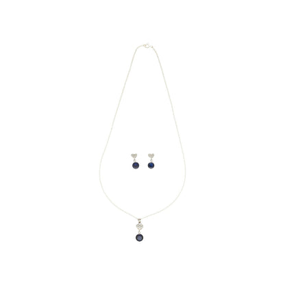 J Pearls Clara 925 Silver Pendant Set - Distacart