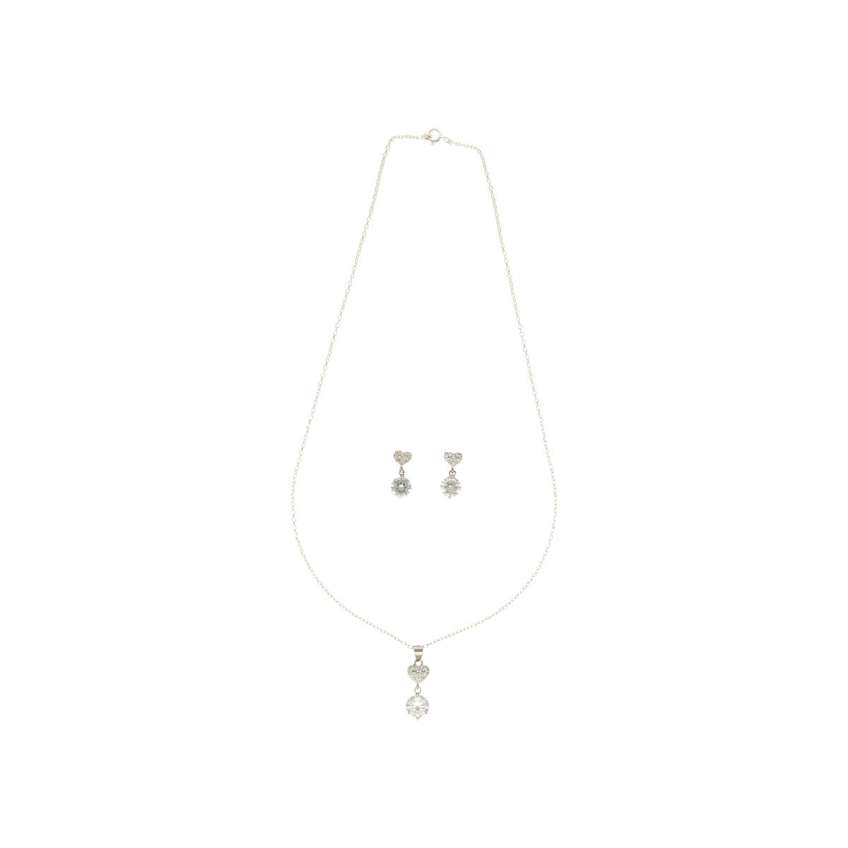 J Pearls Adora 925 Silver Pendant Set - Distacart