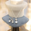 J Pearls Adora 925 Silver Pendant Set - Distacart