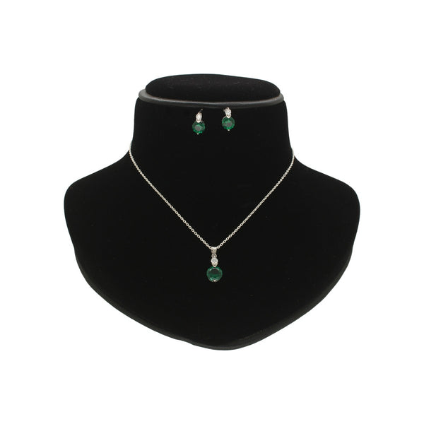 J Pearls Xeni 925 Silver Pendant Set - Distacart