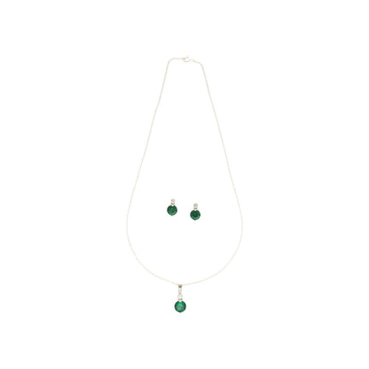 J Pearls Xeni 925 Silver Pendant Set - Distacart