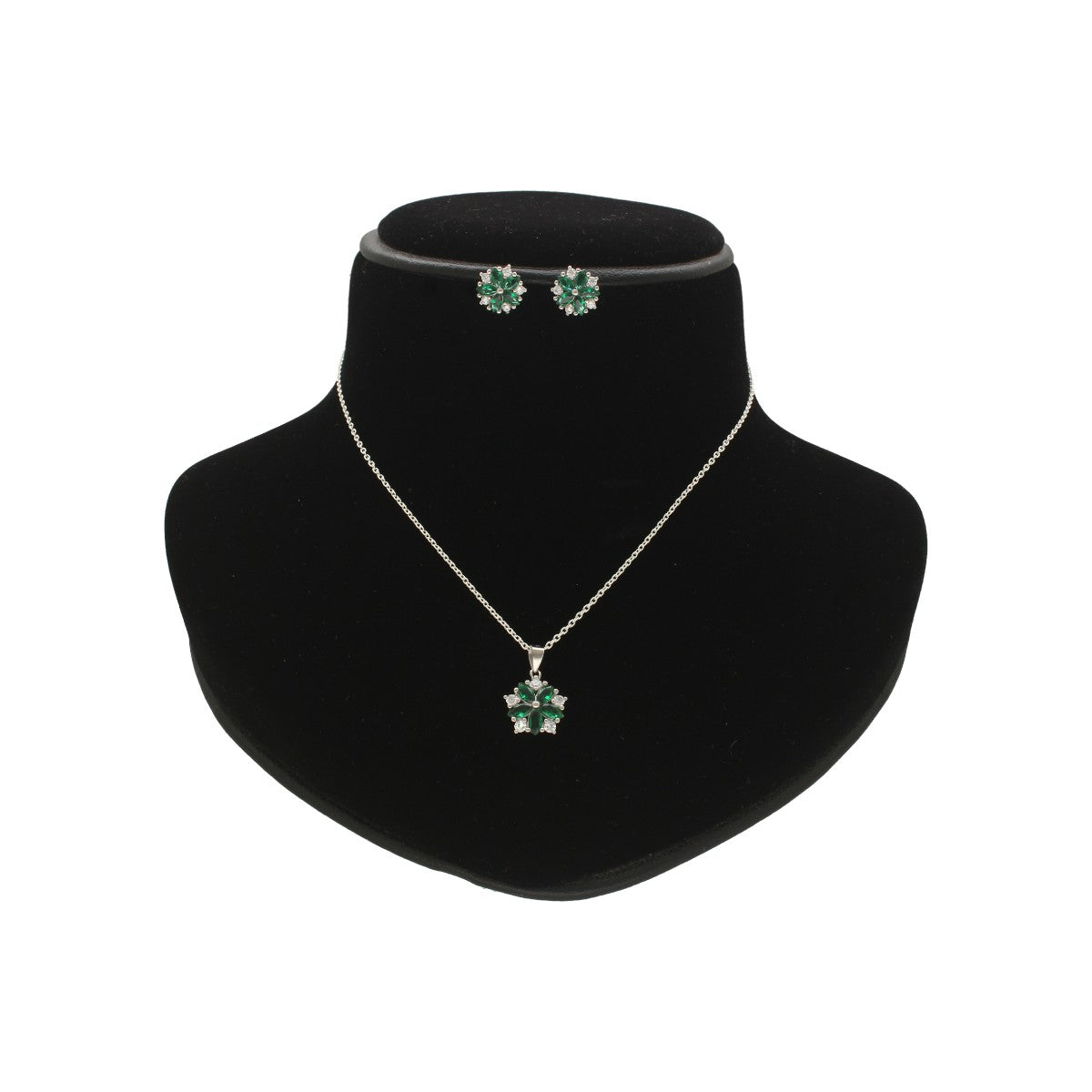 J Pearls Faris 925 Silver Pendant Set - Distacart